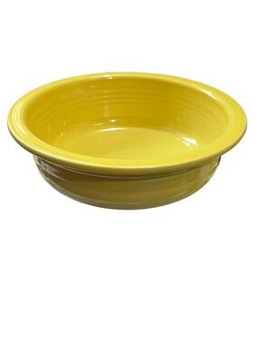 Vintage Fiestaware Serving Bowl yellow